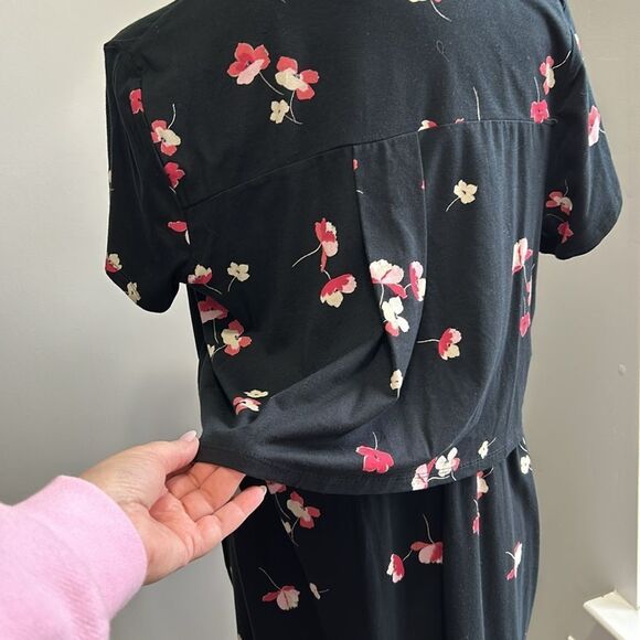 HP🎉❤️J.Jill Floral Pima Cotton Dress - Picture 9 of 9